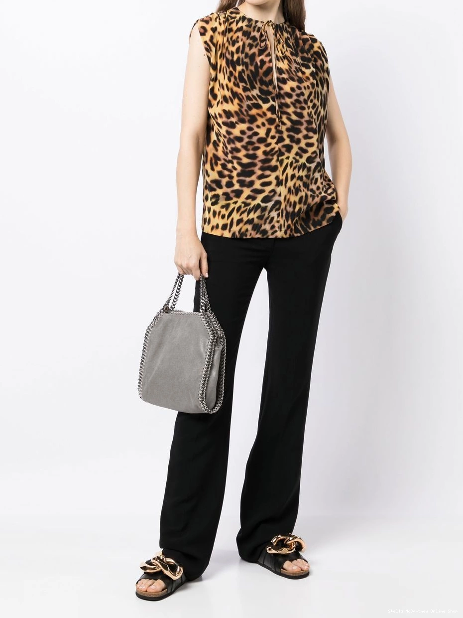 Cheap Stella Women leopard-print silk blouse McCartney 0707